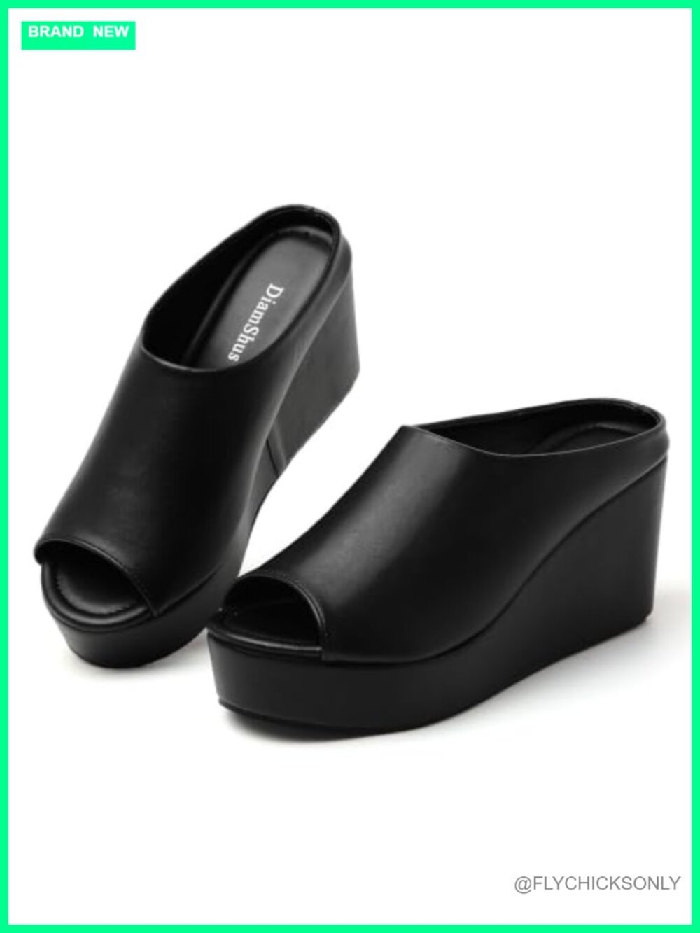 Wedge Sandals Open Toe Orthopedic Leather Slides Slip On